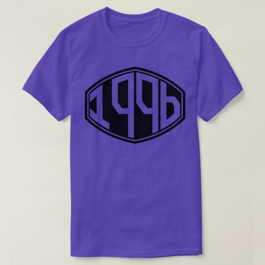 1996 Retro Hipster Verjaardag T-shirt (Design voorkant)