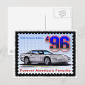 1996 Special Edition Corvette Briefkaart (Voorkant / Achterkant)