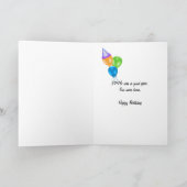 1996 Verjaardag Leuke Feiten Kaart (Binnen)