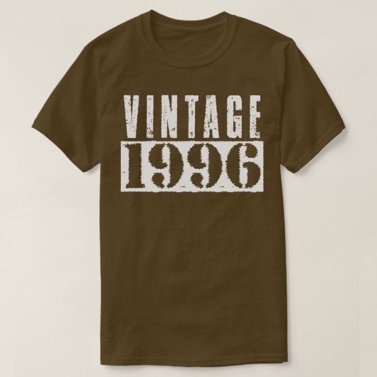  1996  Wit Tekst T-shirt (Design voorkant)