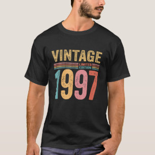  1997 25 jaar oude verjaardag t-shirt
