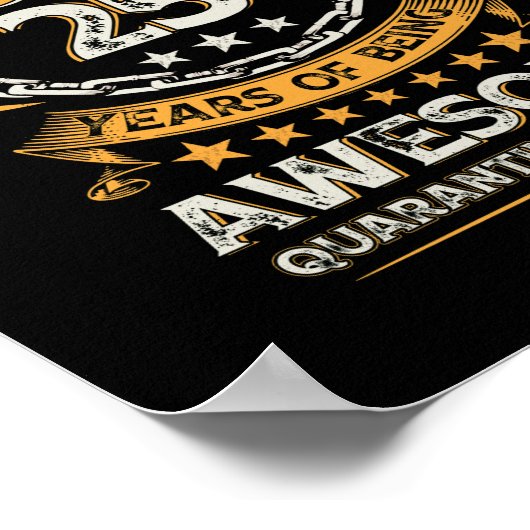  1997 25e verjaardag 25 jaar oud poster (Hoek)