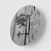 1997  acrylwandklok ronde klok (Hoek)