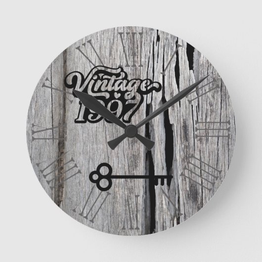 1997  acrylwandklok ronde klok (Voorkant)