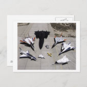 1997 Dryden Research Vliegtuig Fleet on Ramp Briefkaart (Voorkant / Achterkant)