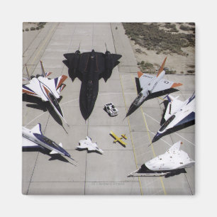 1997 Dryden Research Vliegtuig Fleet on Ramp Magneet