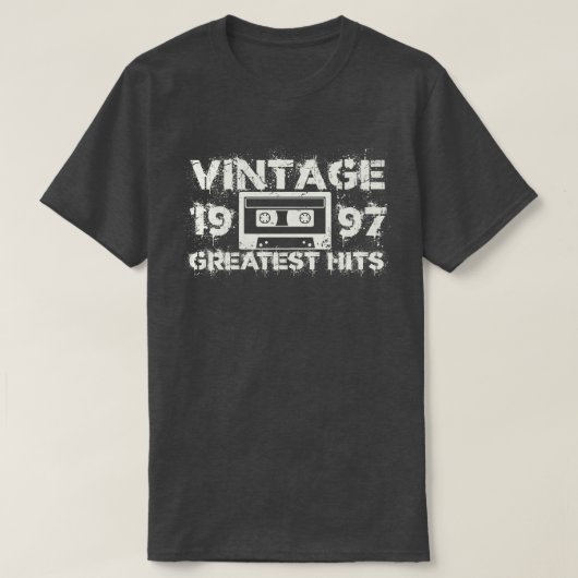 1997 Grootste Hits  Wit T-shirt (Design voorkant)