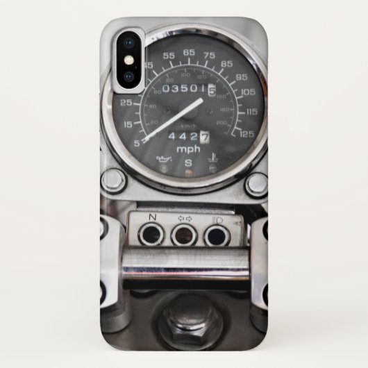 1997 Klassieke motorfietsmeter Case-Mate iPhone Case (Achterkant)