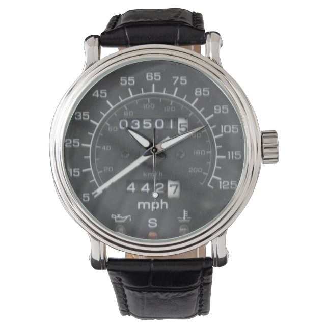 1997 Klassieke Snelheidsmeter voor Motorfietsen Horloge (Voorkant)