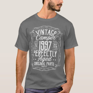 1997 Verjaardag Idee Kampeerder Scout Kamperen 199 T-shirt