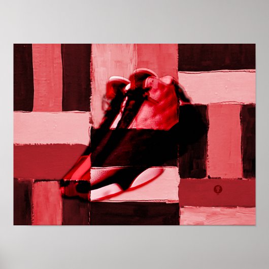 1997 XIII POSTER in rood (Voorkant)