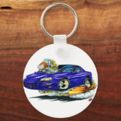 1998-02 Camaro Blue Car Sleutelhanger (Voorkant)