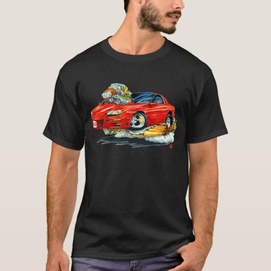 1998-02 Camaro Red Car T-shirt (Voorkant)