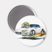1998-02 Camaro White Car Magneet (Voorkant / Achterkant)