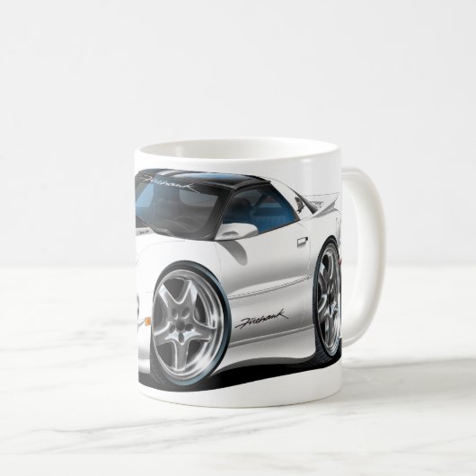 1998-02 Trans Am White Firehawk Koffiemok (Voorkant rechts)