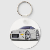 1998-2003 Camaro White Car Sleutelhanger (Voorkant)