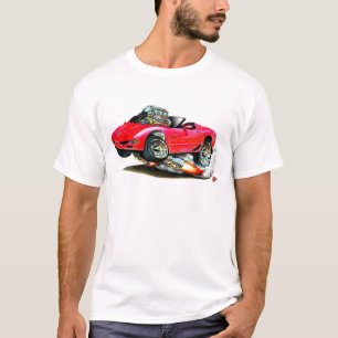 1998-2004 Corvette Red Convertible T-shirt