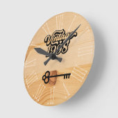 1998  acrylwandklok ronde klok (Hoek)