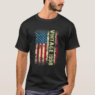  1998 Amerikaanse vlag 22e verjaardag 22 jaar T-shirt