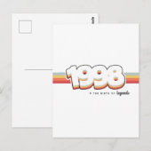 1998 De geboorte van legendes Briefkaart (Voorkant / Achterkant)
