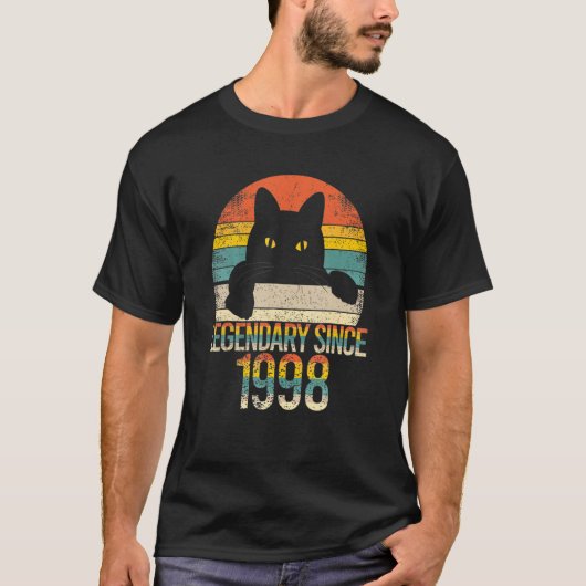 1998 Kat  kutkat e.d. voor mannen T-shirt (Voorkant)