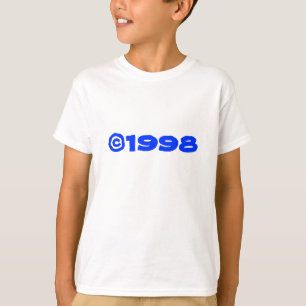 1998 Kinder T-Shirt met 2 bits