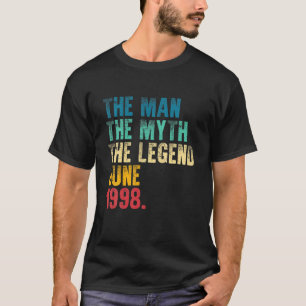 1998 Man Myth Legend 23e dag Retro 23 Ye T-shirt