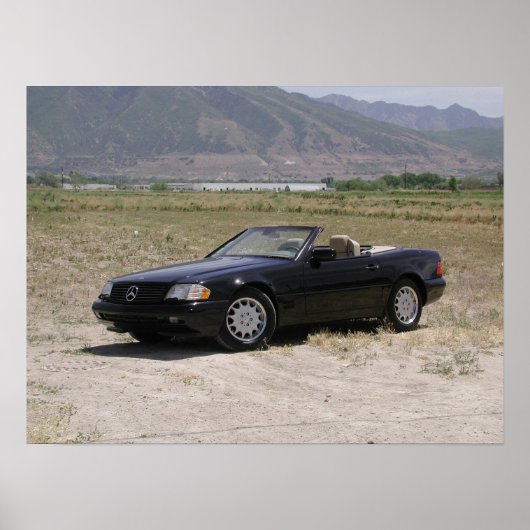 1998 Mercedes-Benz SL500 Roadster Poster (Voorkant)