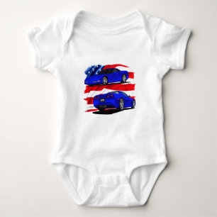 1999-04 Corvette Blue Car Romper