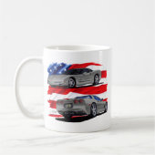 1999-04 Corvette Grey Car Koffiemok (Links)