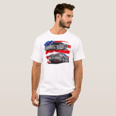 1999-04 Corvette Grey Car T-shirt (Voorkant volledig)