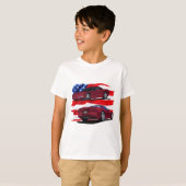 1999-04 Corvette maroon T-shirt (Voorkant volledig)