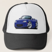 1999-05 Miata Dark Blue Car Trucker Pet (Voorkant)