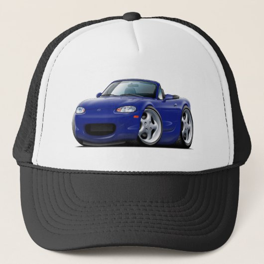 1999-05 Miata Dark Blue Car Trucker Pet (Voorkant)