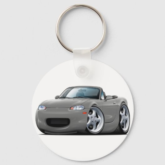 1999-05 Miata Gray Car Sleutelhanger (Voorkant)