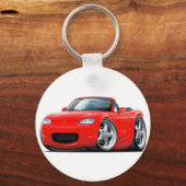 1999-05 Miata Red Car Sleutelhanger (Voorkant)