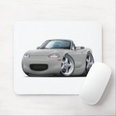 1999-05 Miata Silver Car Muismat (Met muis)