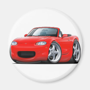 1999-05 Rode Auto Miata Magneet