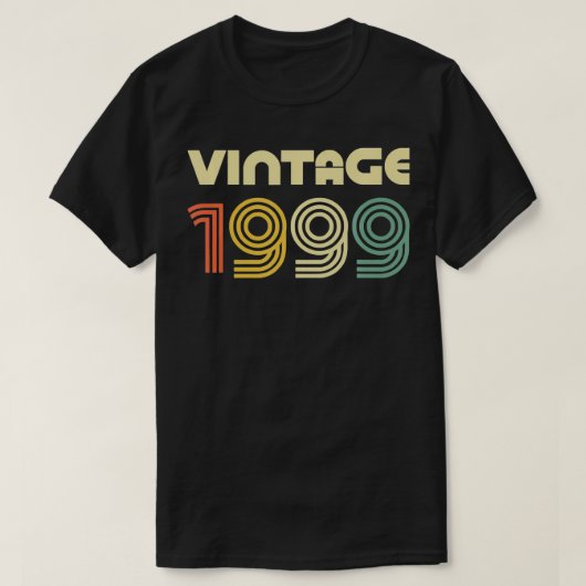  1999 22e verjaardag van de cadeau t-shirt (Design voorkant)