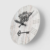 1999  acrylwandklok ronde klok (Hoek)