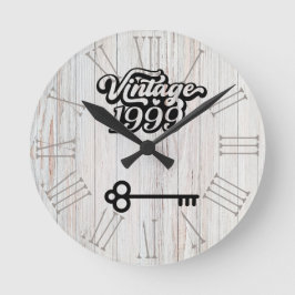 1999  acrylwandklok ronde klok