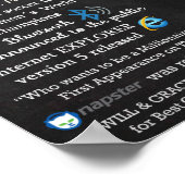 1999 Birthday Chalkboard - 1999 Birthday Sign Poster (Hoek)