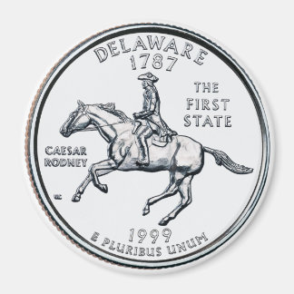 1999 Delaware State Quarter magneet