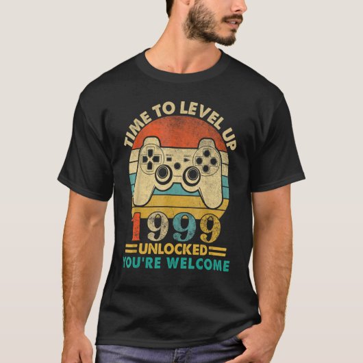 1999 Funny 23 jaar oude videoband 23th B T-shirt (Voorkant)