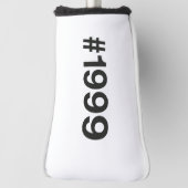 1999 Hashtag 26 Verjaardag Jubileum Golfheadcover (Draai 90)