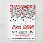 1999 High School College Reunion Uitnodiging (Voorkant)