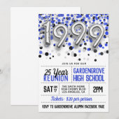 1999 High School College Reunion Uitnodiging (Voorkant / Achterkant)