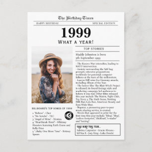 1999 Kranten Verjaardag Briefkaart