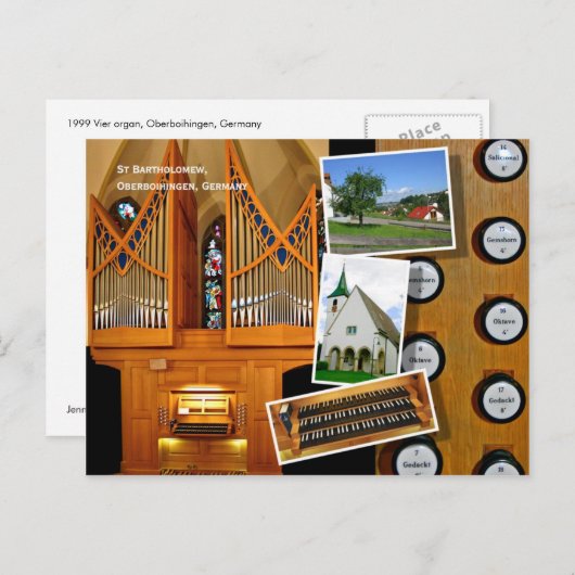 1999 Vier, Oberboihingen Briefkaart (Voorkant / Achterkant)