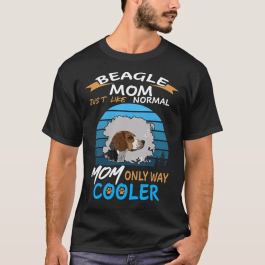 199 Beagle Mom Cooler T-shirt (Voorkant)